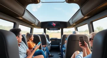 Luxury Bus Service Connects San Antonio and Dallas