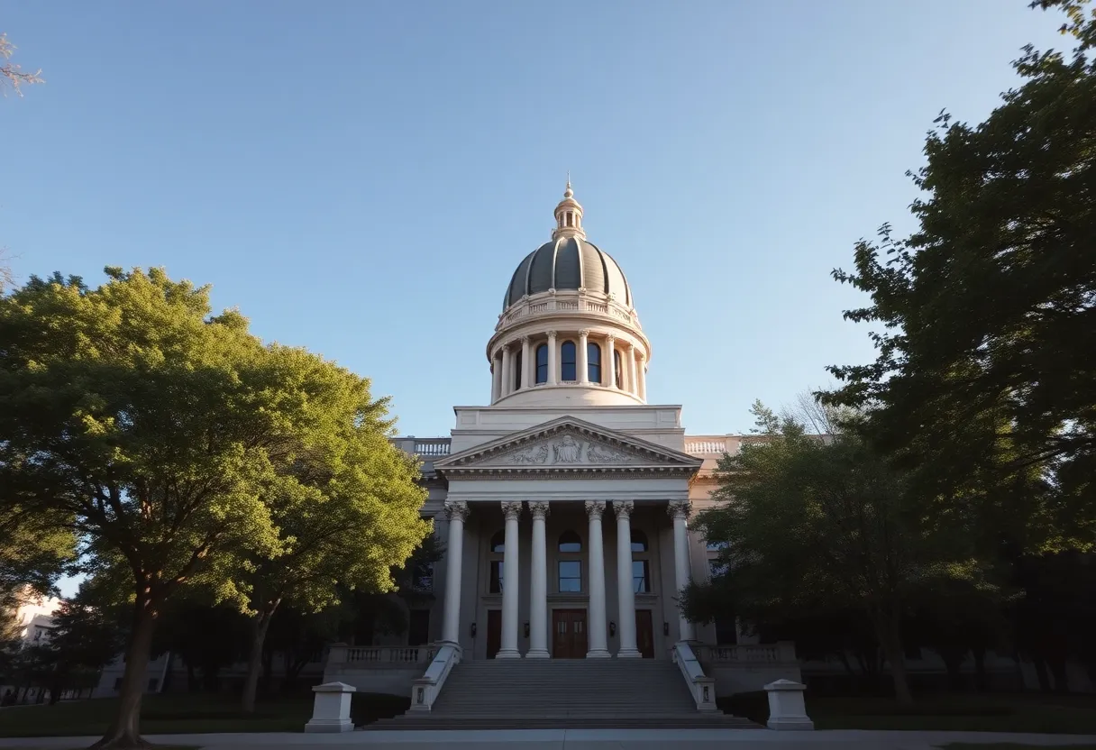 Exterior view of the Minnesota State Capitol building