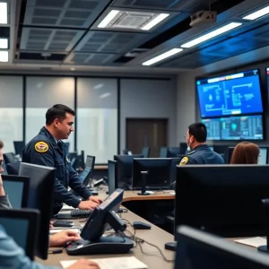 Modern Public Safety Command Center