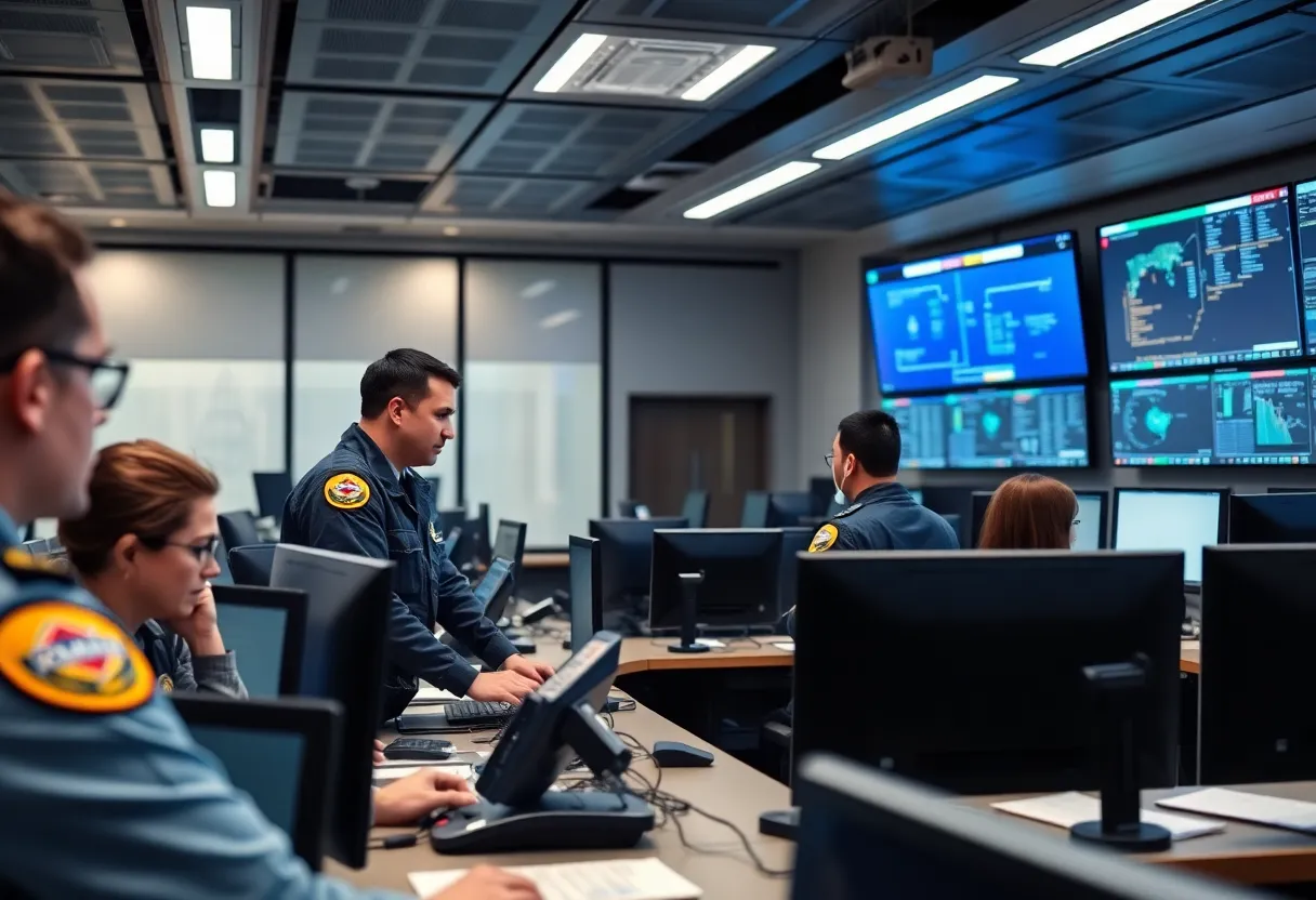 Modern Public Safety Command Center