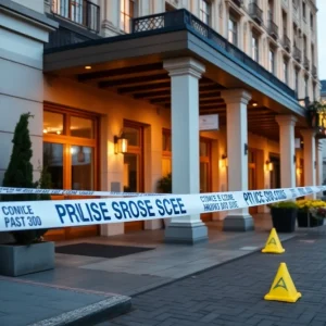 Police investigation at Quebed Hotel in San Antonio