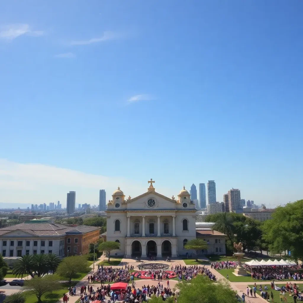 San Antonio skyline and city council buildings representing upcoming changes.