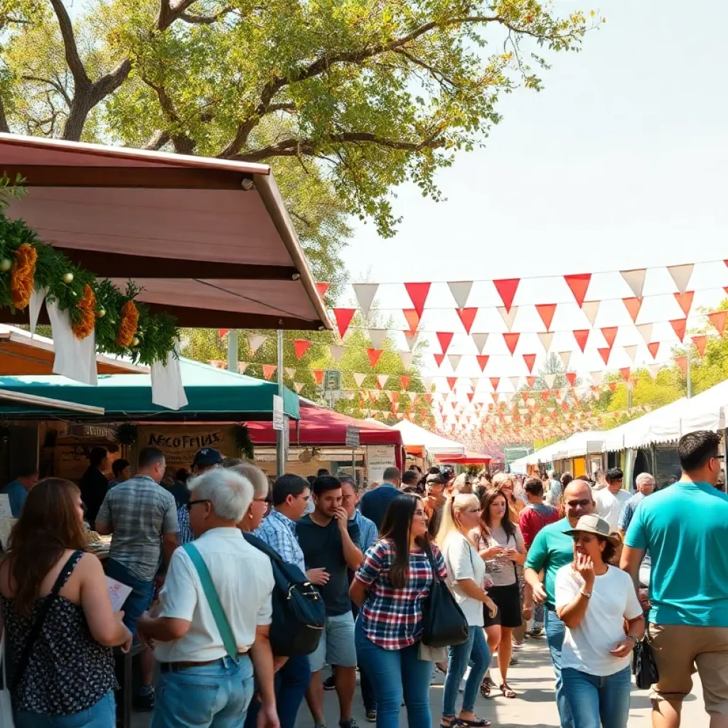 Crowd enjoying at the San Antonio Coffee Festival