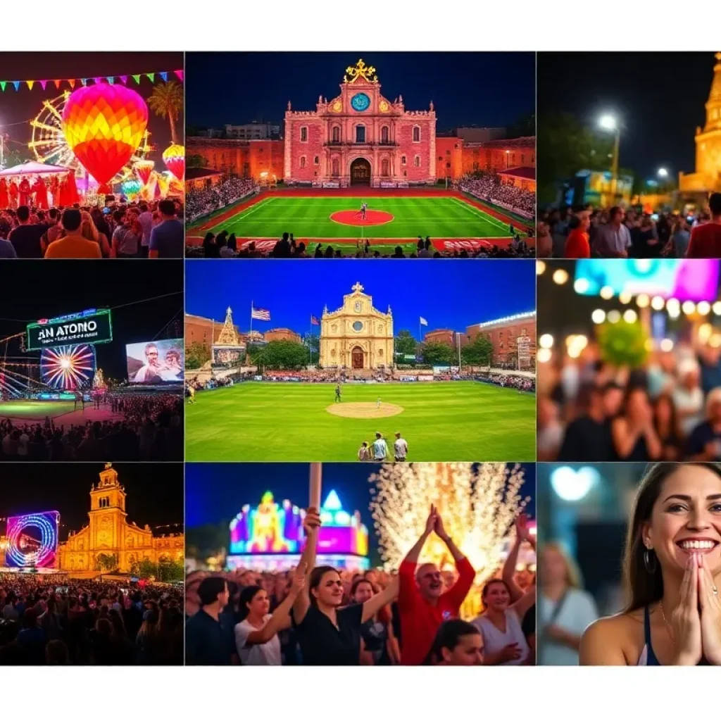 Collage of events in San Antonio for 2025