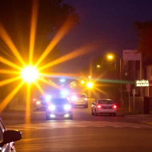 Police investigating a shooting scene in San Antonio