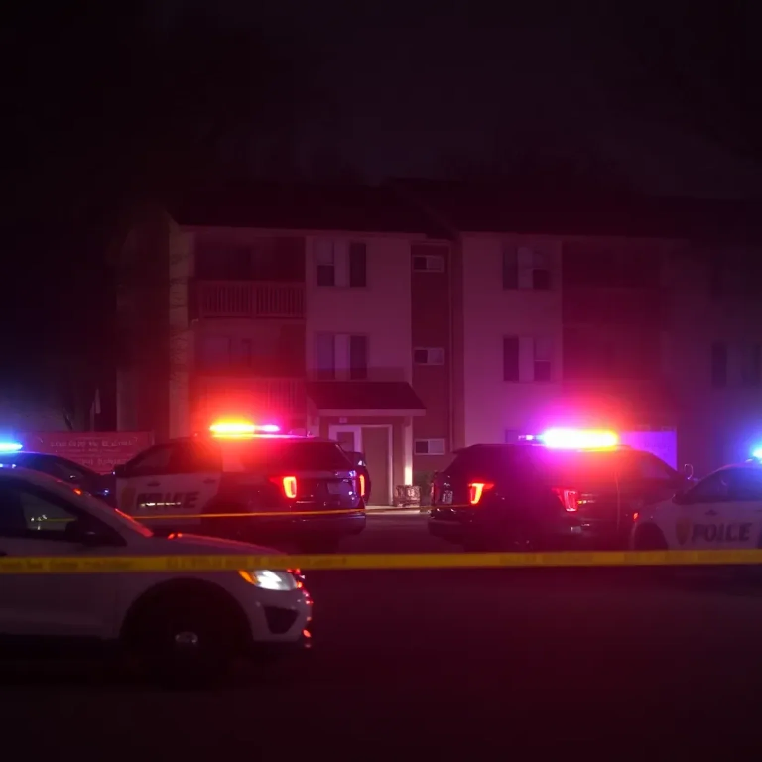 Police at the scene of a tragic shooting in San Antonio