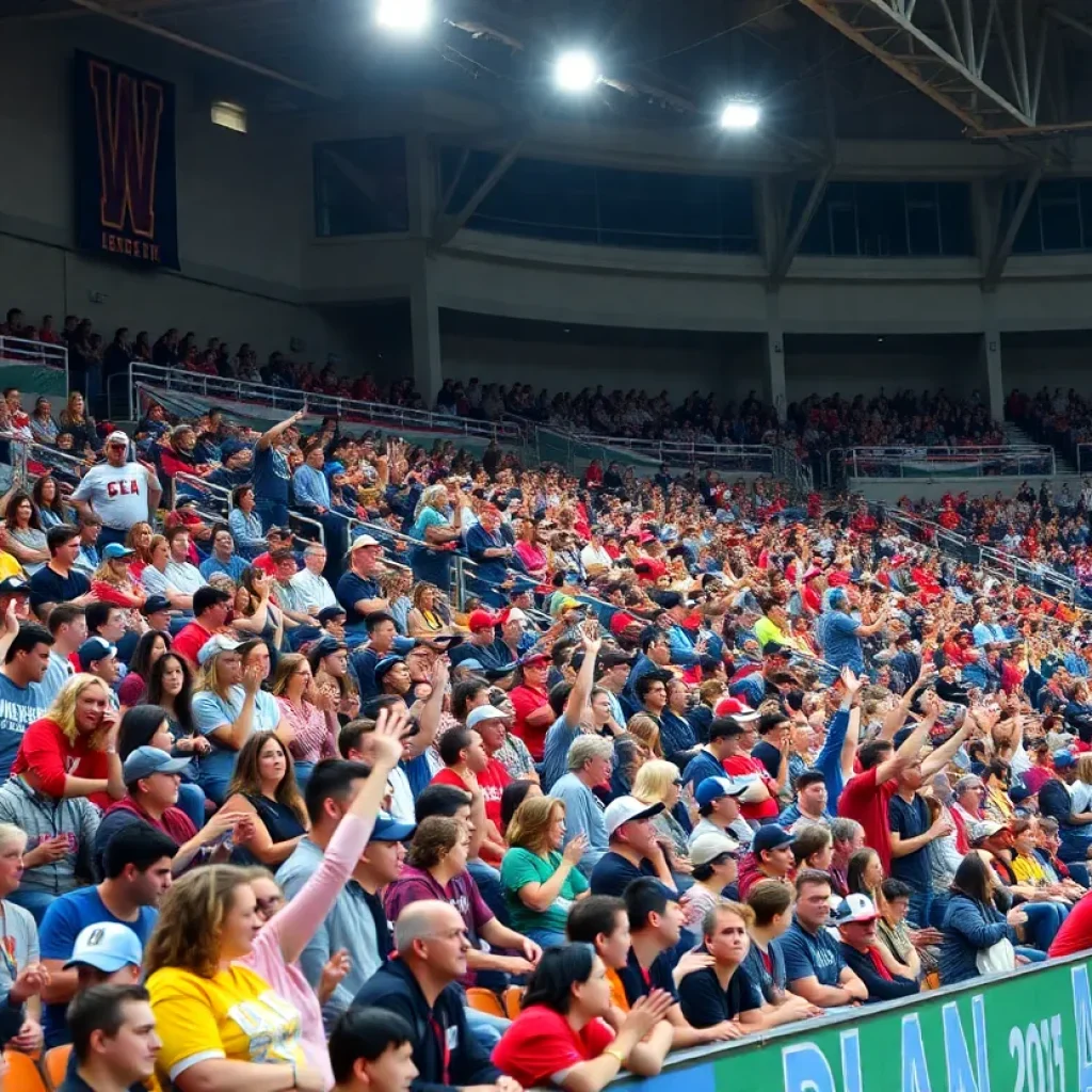 Fans celebrating local sports in San Antonio