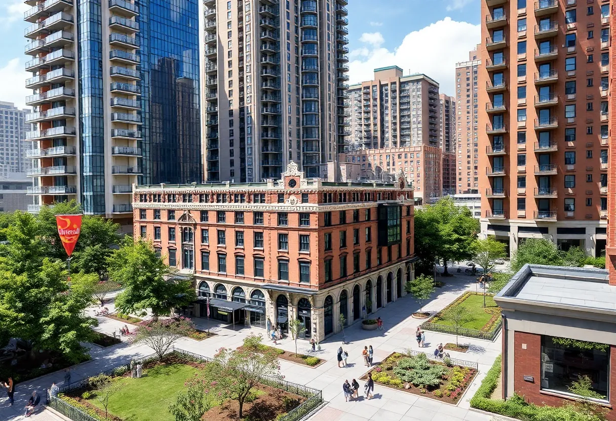 Transformation of historic and modern buildings in San Antonio