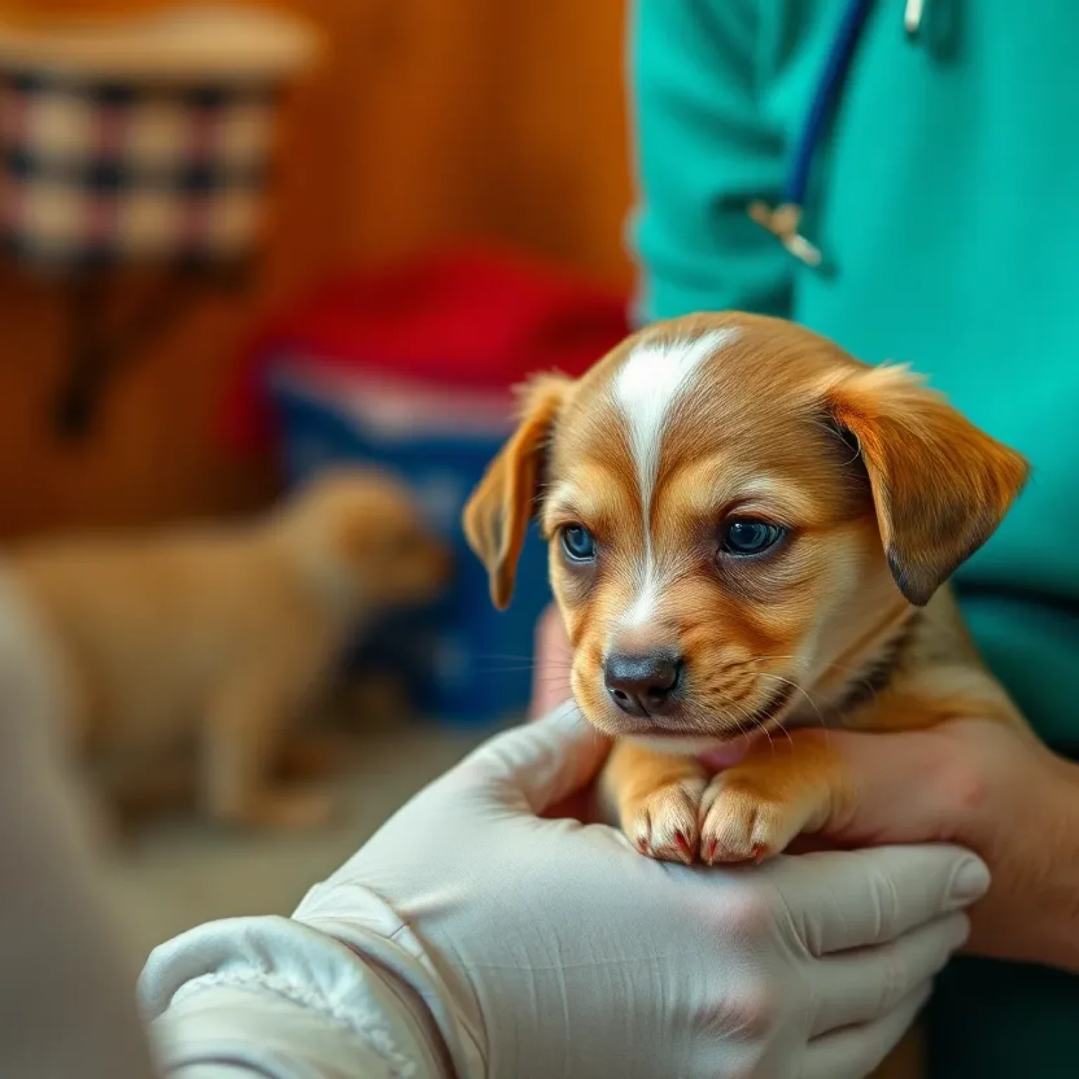 A small toy poodle puppy being cared for in a loving foster home