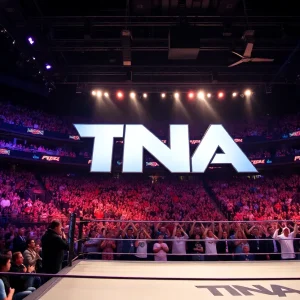 Wrestling fans at a TNA iMPACT event