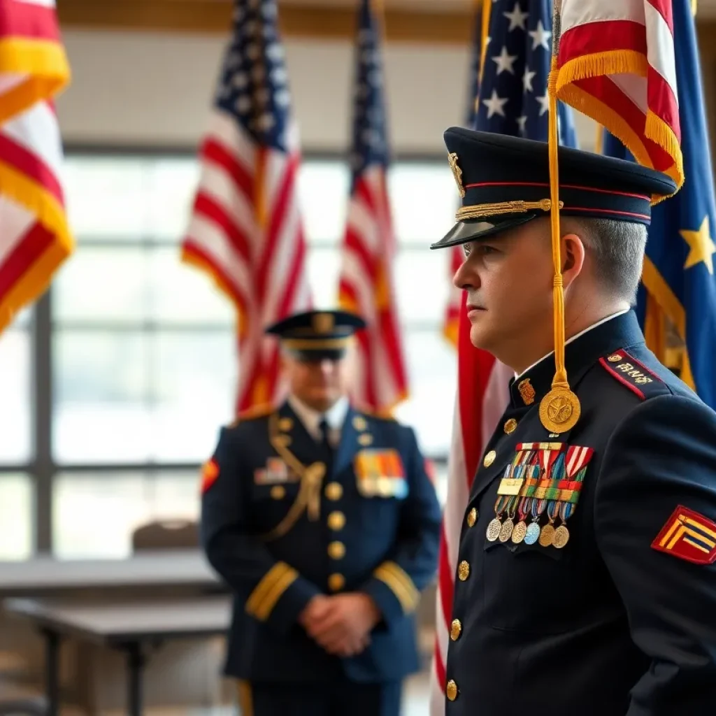 Ceremony honoring Richard E. Cavazos with the Medal of Honor