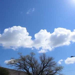 Sunshine over San Antonio signaling warmer weather