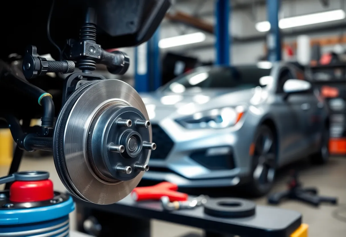 Auto repair shop focusing on brake services