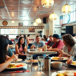 Families dining at Bud Jones Restaurant in South San Antonio