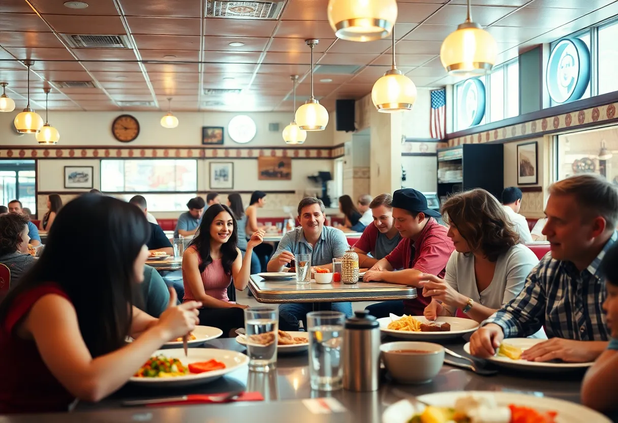 Families dining at Bud Jones Restaurant in South San Antonio