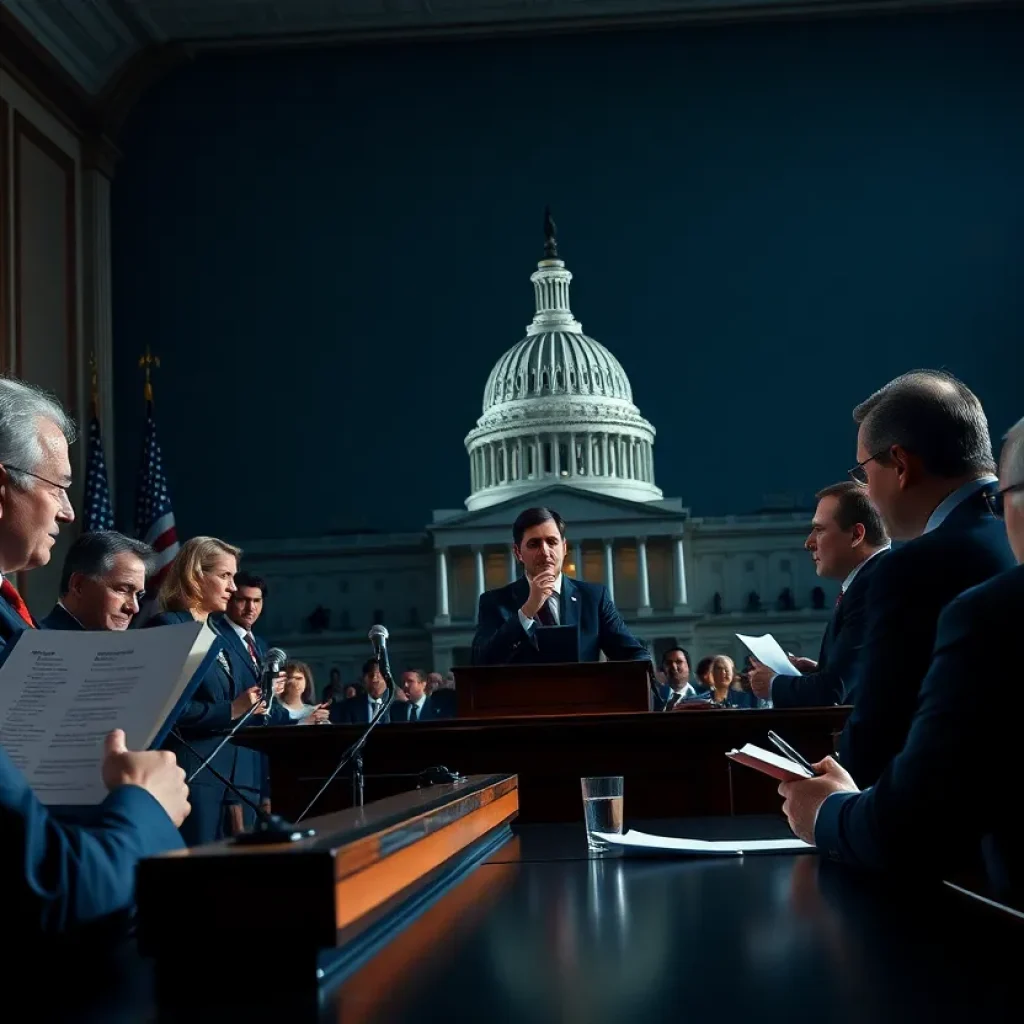 Attorneys discussing legal issues related to the Capitol riot