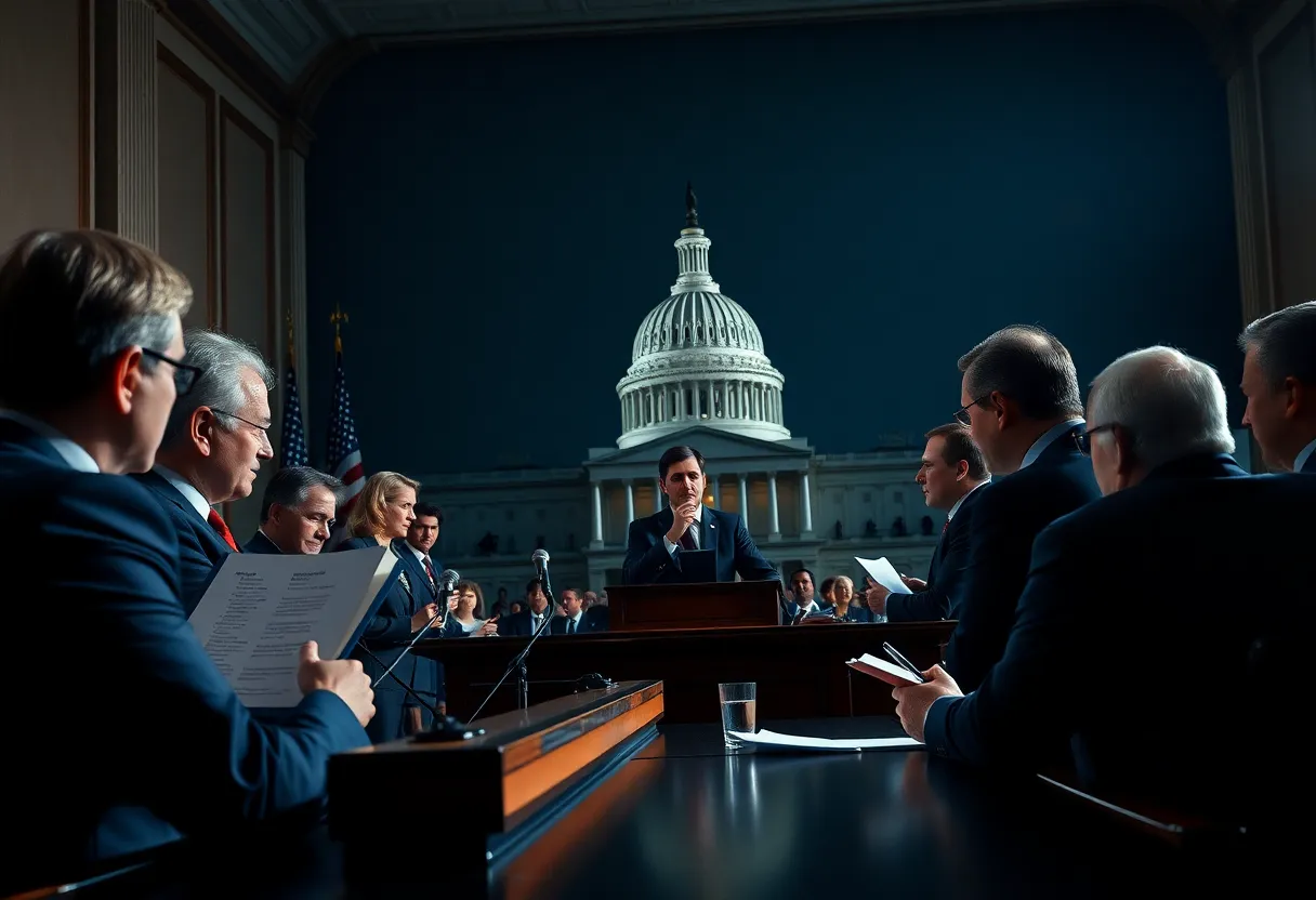 Attorneys discussing legal issues related to the Capitol riot