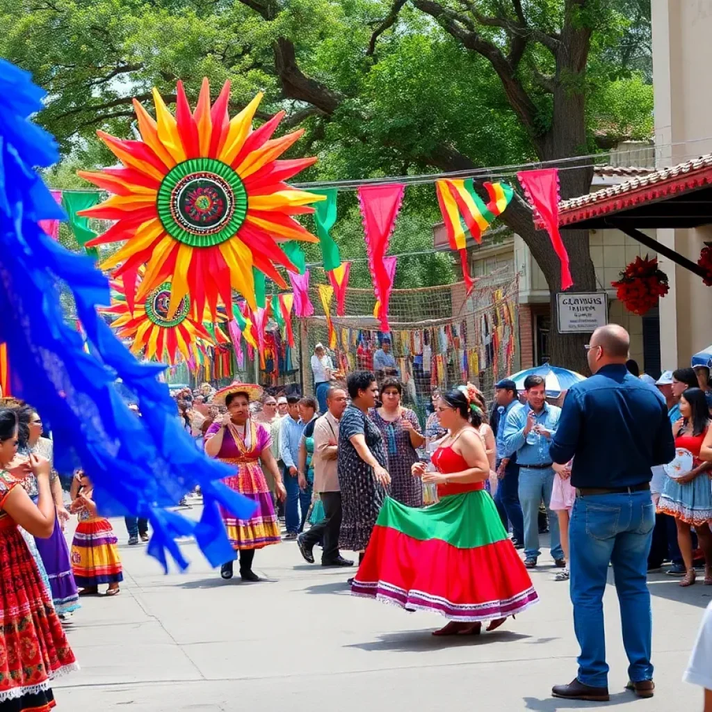 Cultural celebration in San Antonio with art and community events