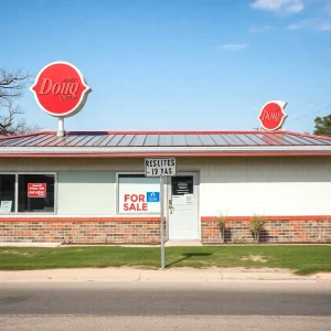 Closed Dairy Queen in Texas