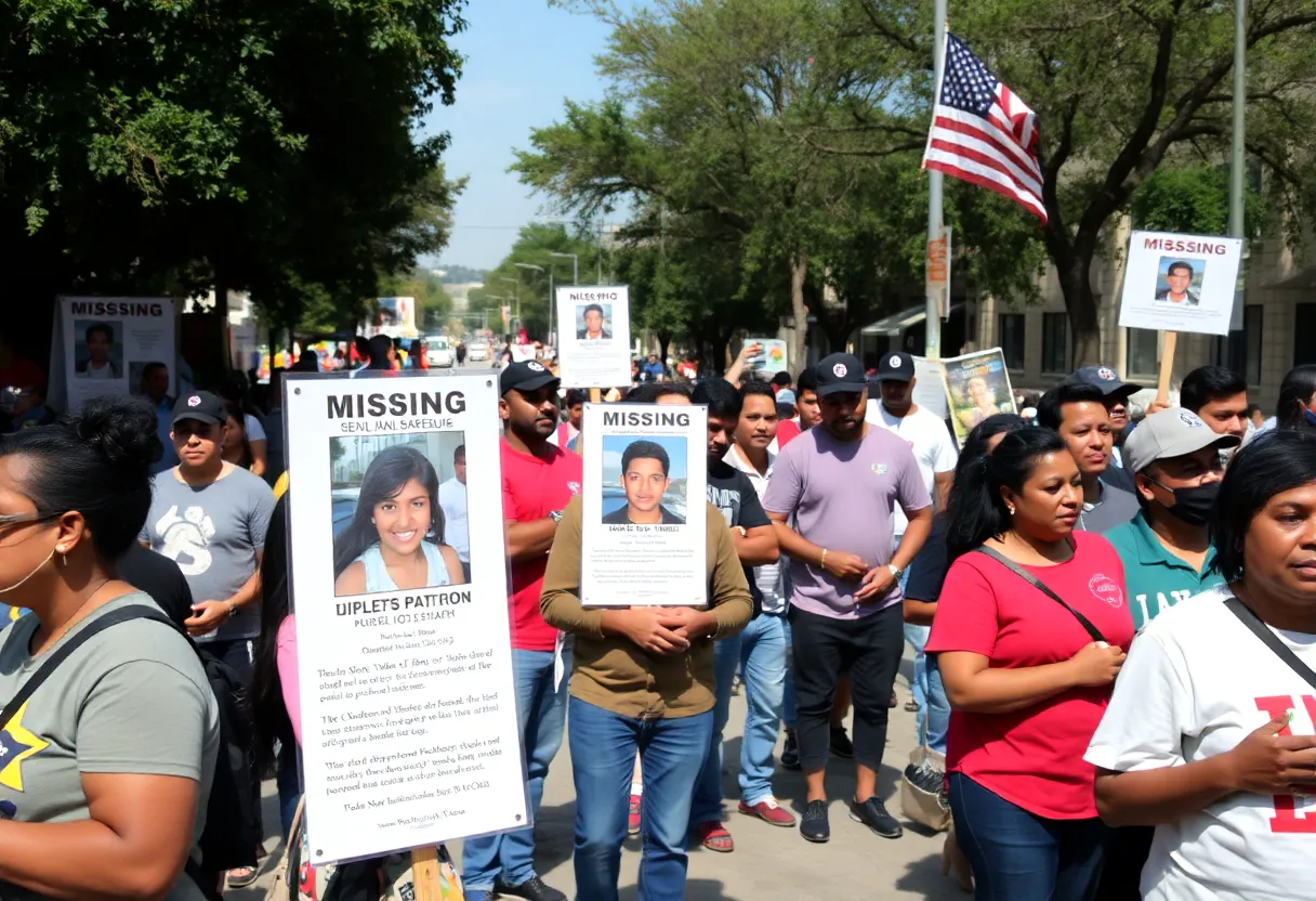 Community members gathering in search for missing worker in San Antonio