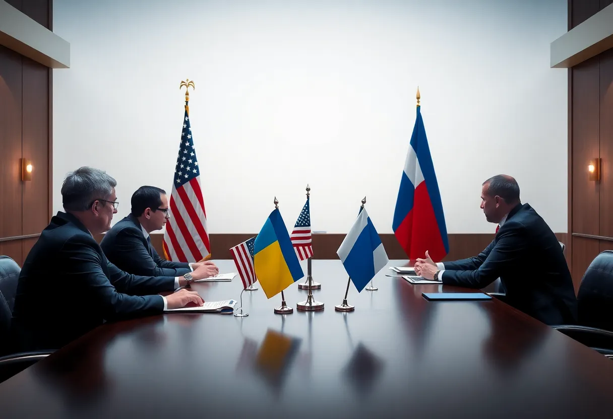 International diplomatic talks involving Ukraine, U.S., and Russia