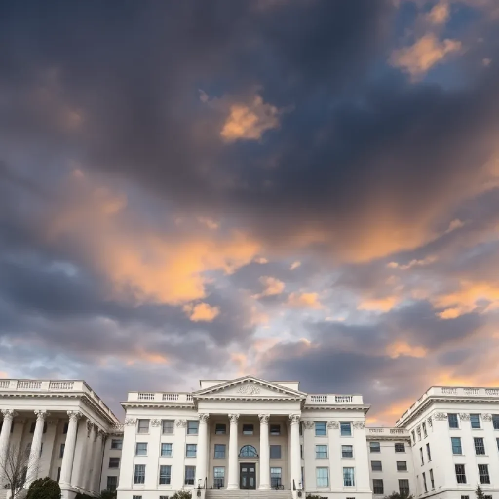 Federal buildings representing the federal workforce buyout situation