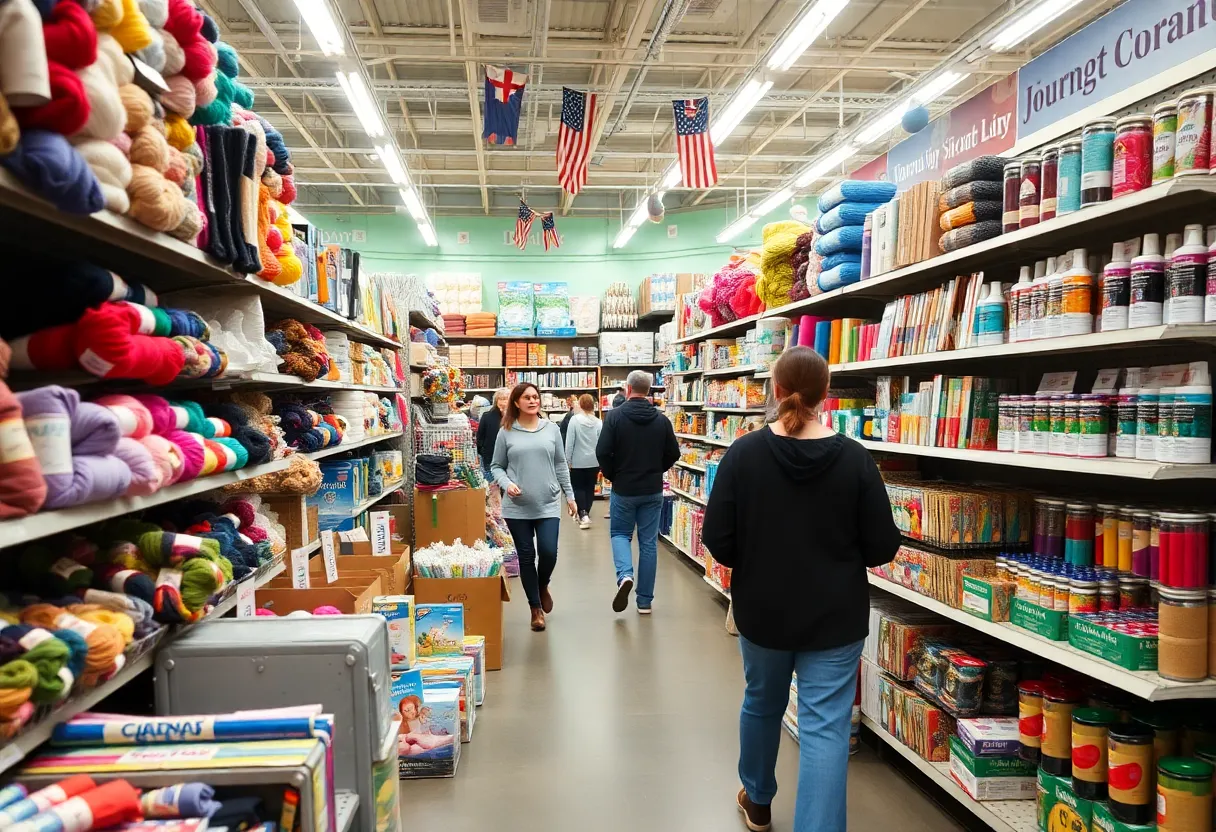 JOANN Crafts Store Interior