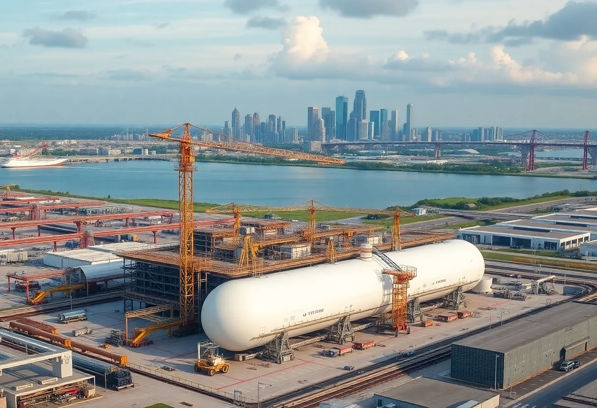 LPG Terminal Construction in Texas City