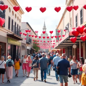 People in San Antonio during Valentine's Day weekend under a health alert.