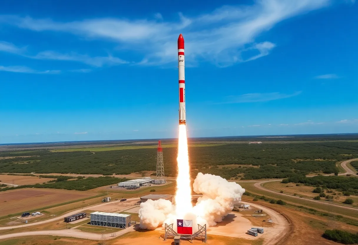 Rocket Launch in Texas