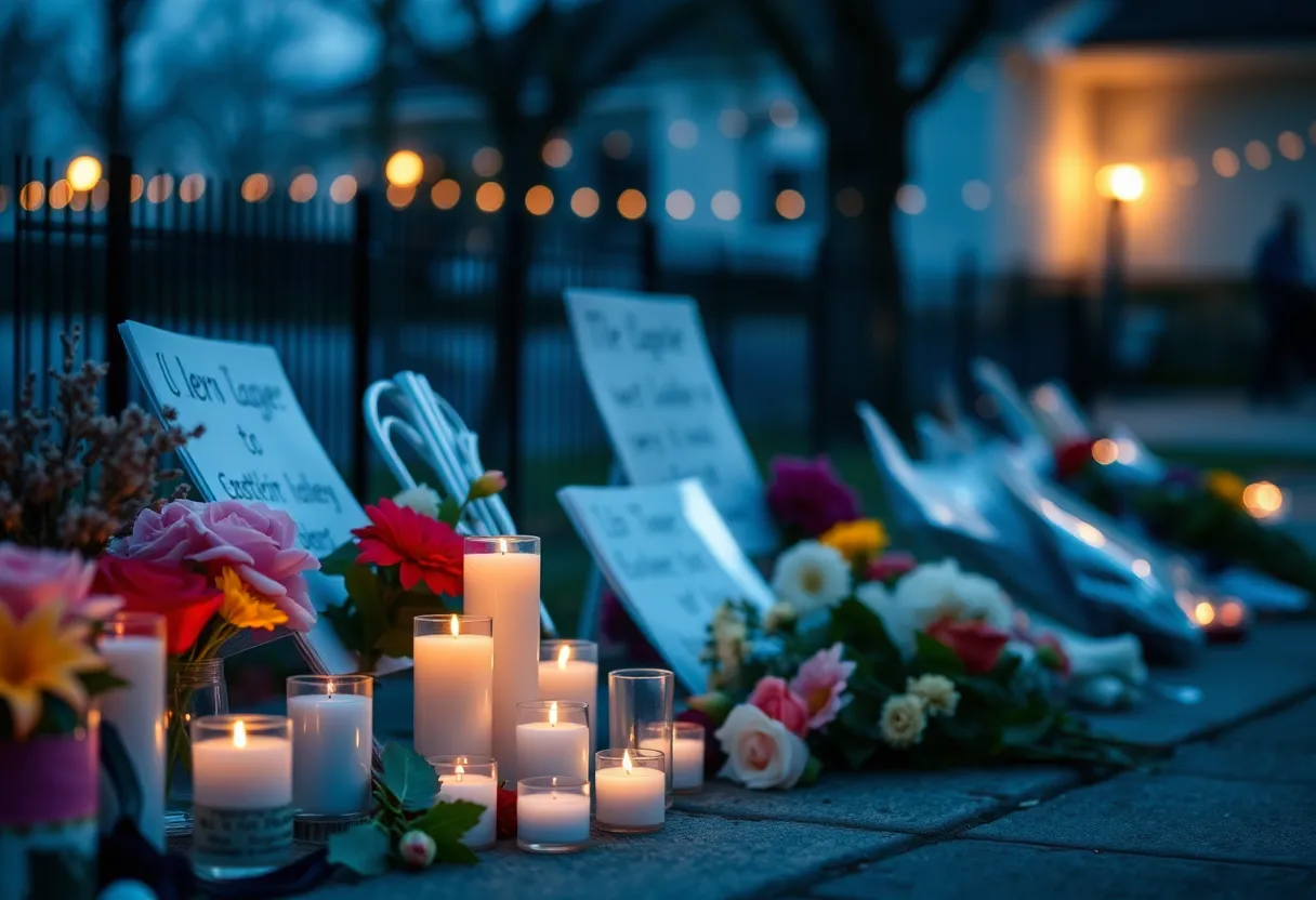 Memorial for victims of violence in San Antonio