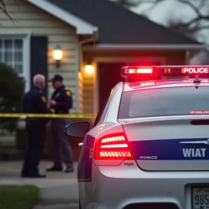 Police at a domestic violence scene in San Antonio