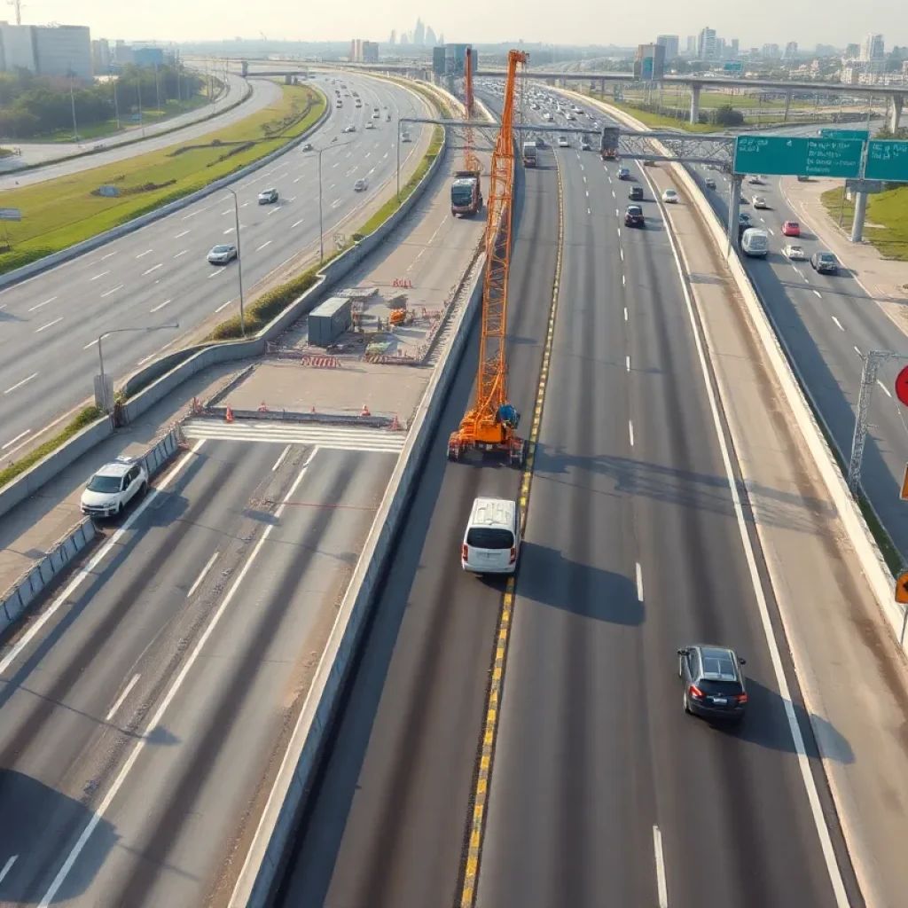 Construction work on San Antonio highways expansion