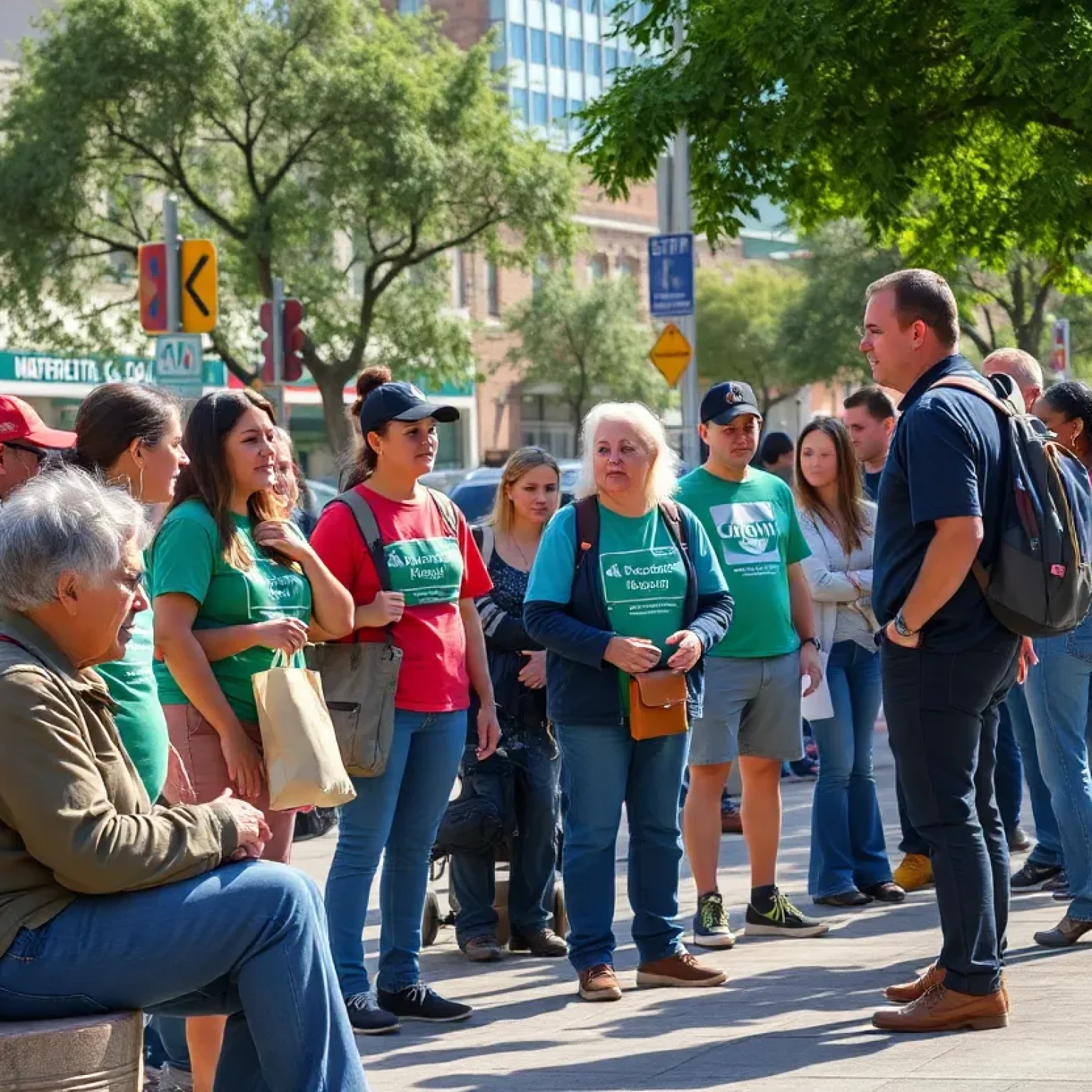 Volunteers conducting homelessness count in San Antonio