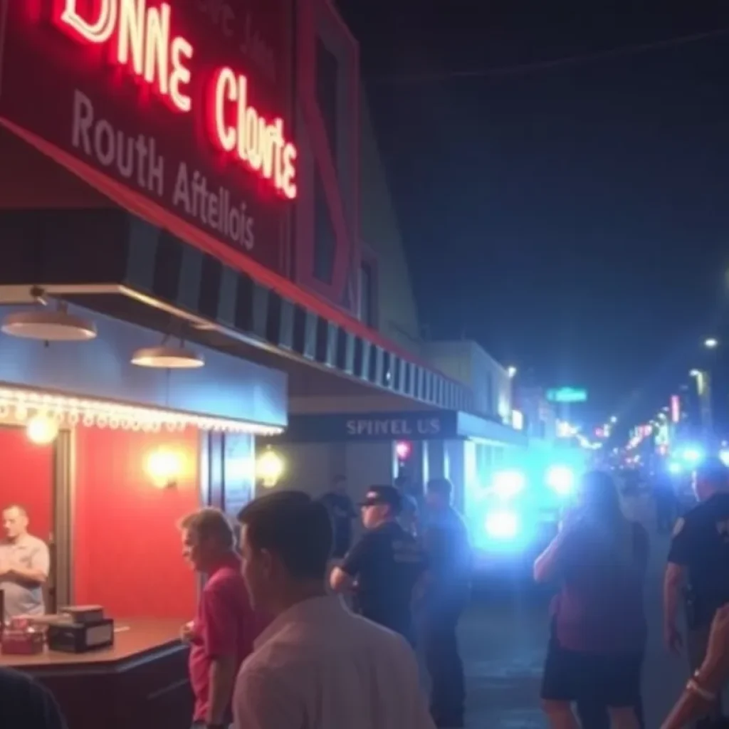 Police responding to an incident outside a San Antonio nightclub