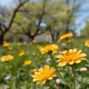 Pest activity in San Antonio during springtime