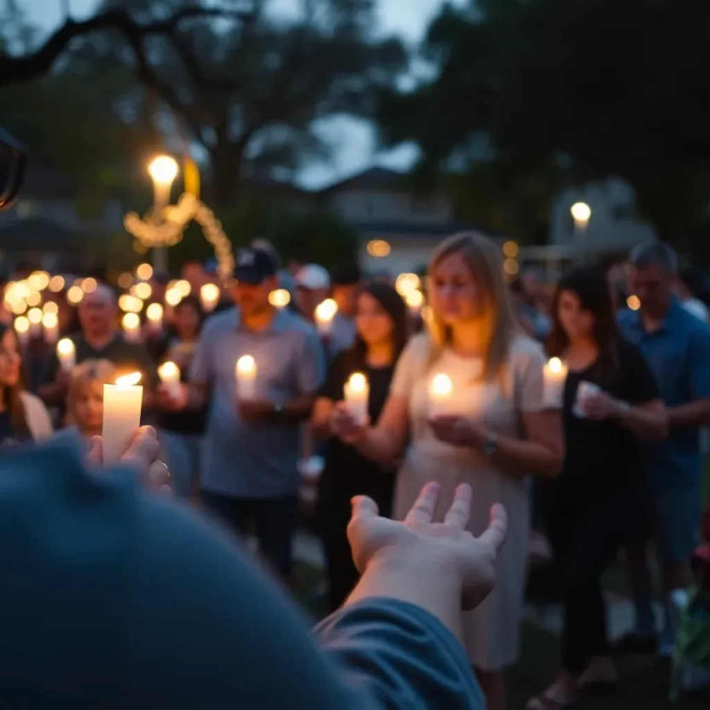 Community candlelight vigil in San Antonio