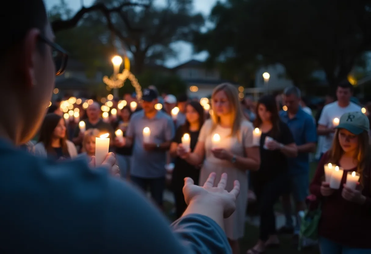 Community candlelight vigil in San Antonio