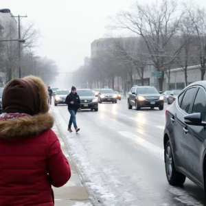 Icy roads and winter weather in San Antonio