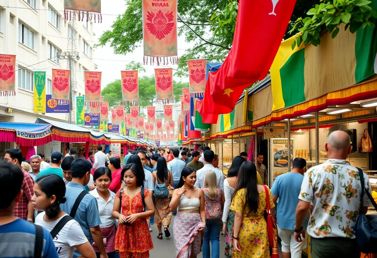 Community celebration at San Antonio's Silk Road Cultural Corridor