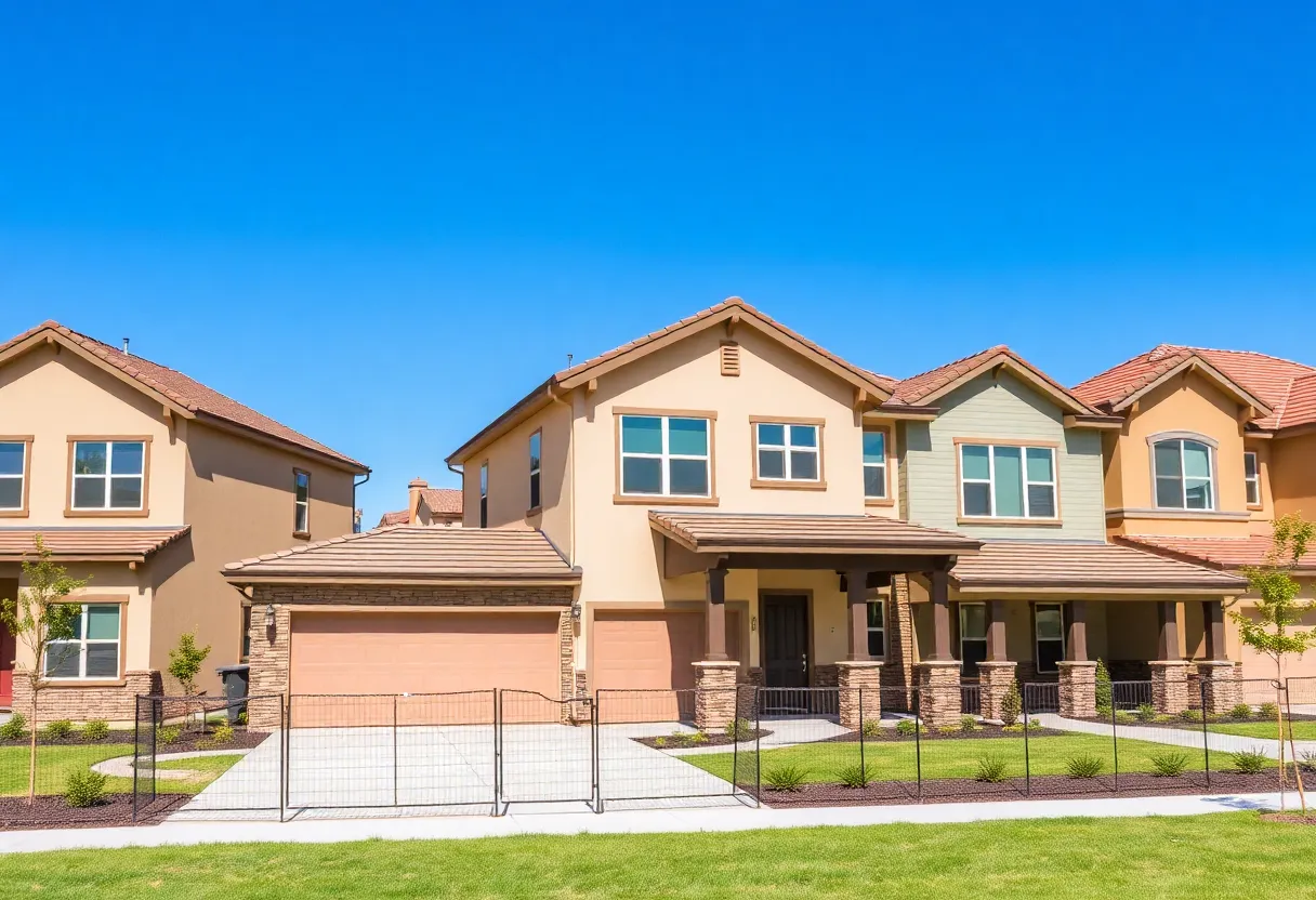 New homes under construction in Texas