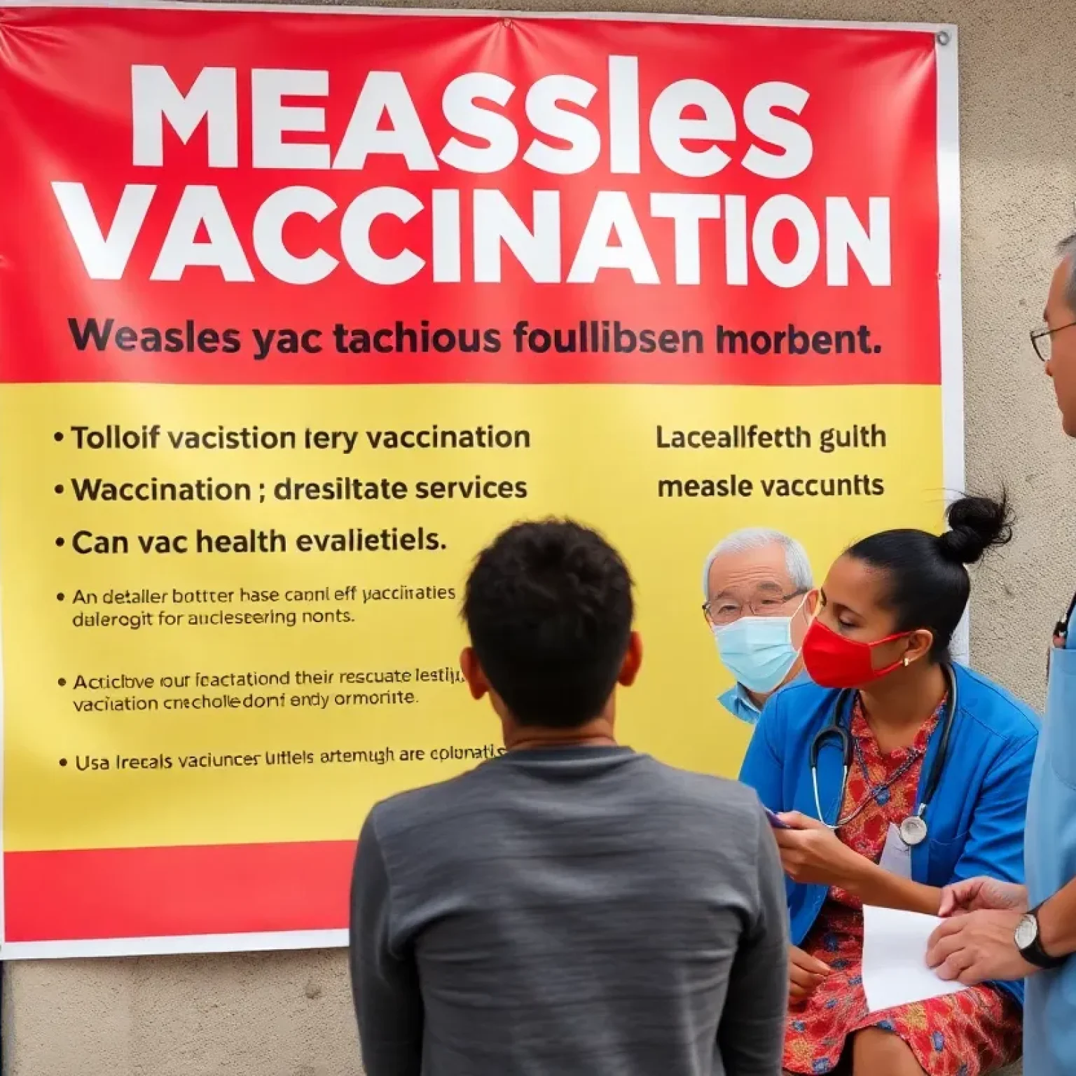 Public health announcement regarding measles outbreak in Texas