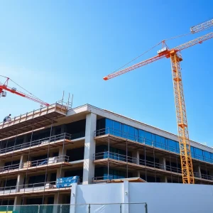 Construction of the new UTSA sports facility