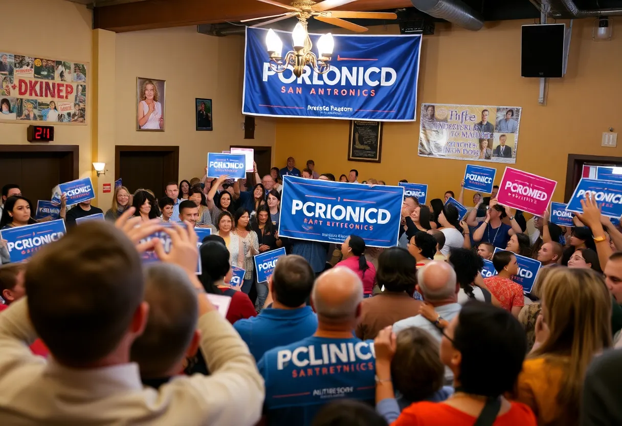 Community members gathered at the campaign launch for Beto Altamirano