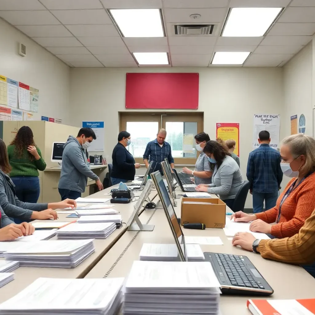 Staff preparing for elections in Bexar County election office