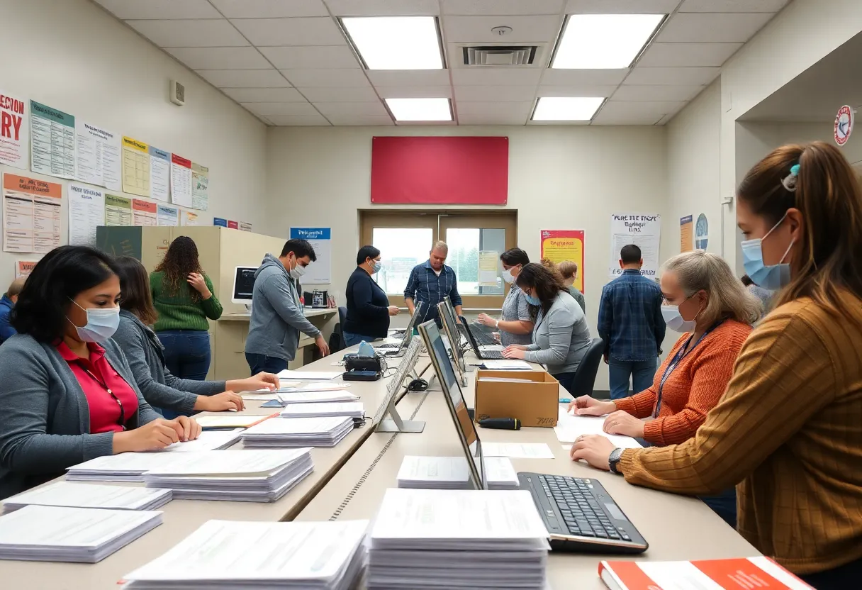 Staff preparing for elections in Bexar County election office