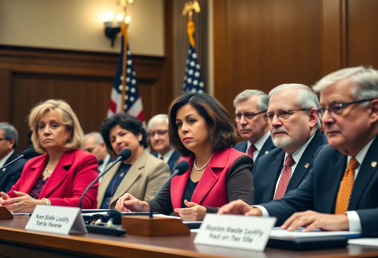 Diverse mayors testifying at congressional hearing