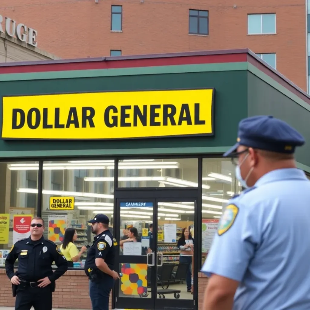 Police investigating an incident at a Dollar General store in San Antonio