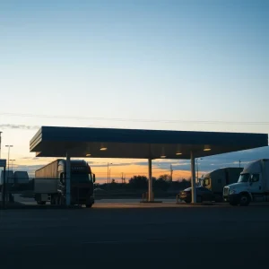 Travel America truck stop in East San Antonio