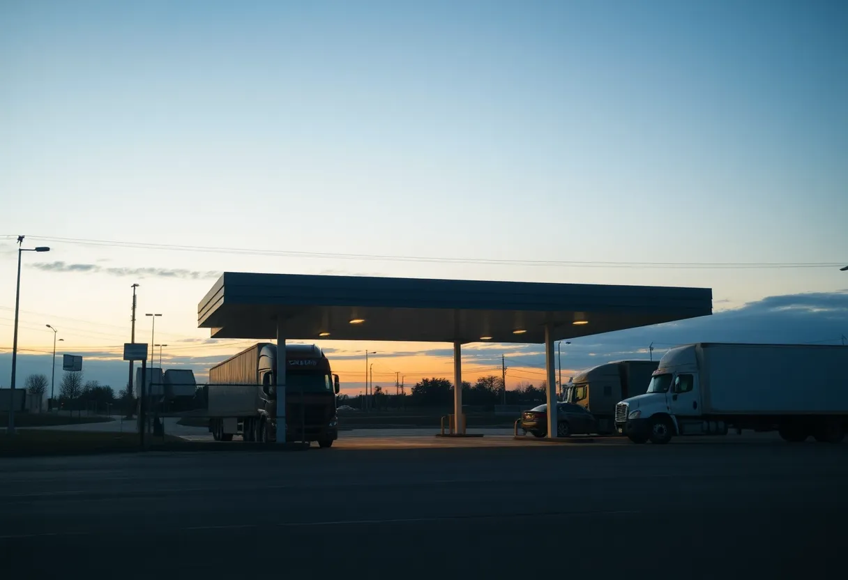 Travel America truck stop in East San Antonio